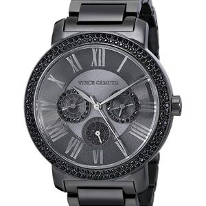 NWT Vince Camuto watch with Swarovski crystals.